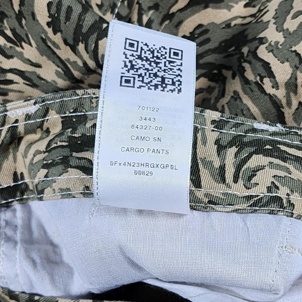 True Religion Men's  Camo SN Cargo Pants Streetwear Workwear‎ Size 30 NWT